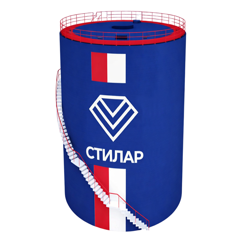 Цельносварной резервуар РВС для технической воды 15 м³ от завода-производителя